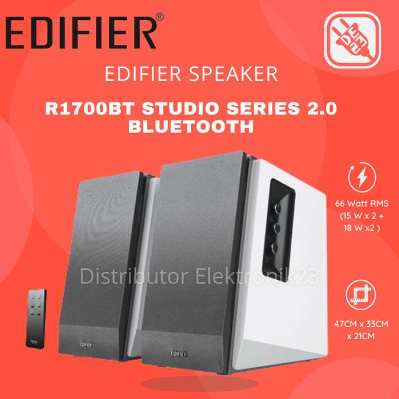 Promo EDIFIER R1700 R1700BT R1700BTS BLUETOOTH BOOKSHELF ACTIVE SPEAKERS XIONSTORE BT Silver