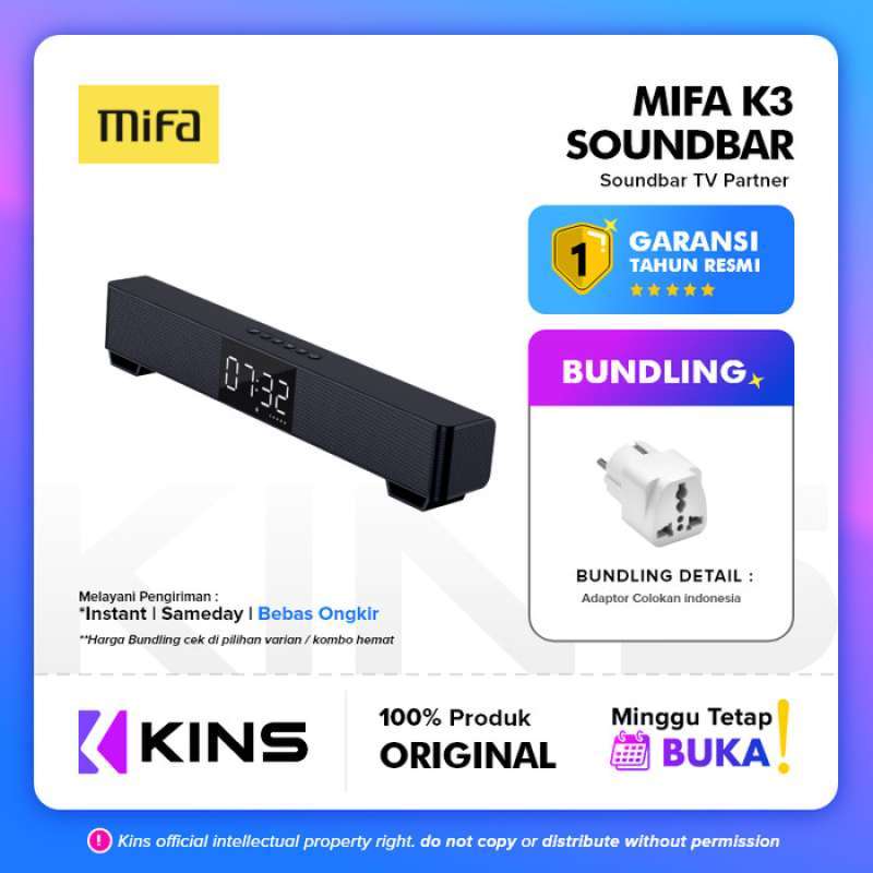 Promo Mifa K3 Soundbar Mi TV Wired Wireless Bluetooth Speaker TWS ...