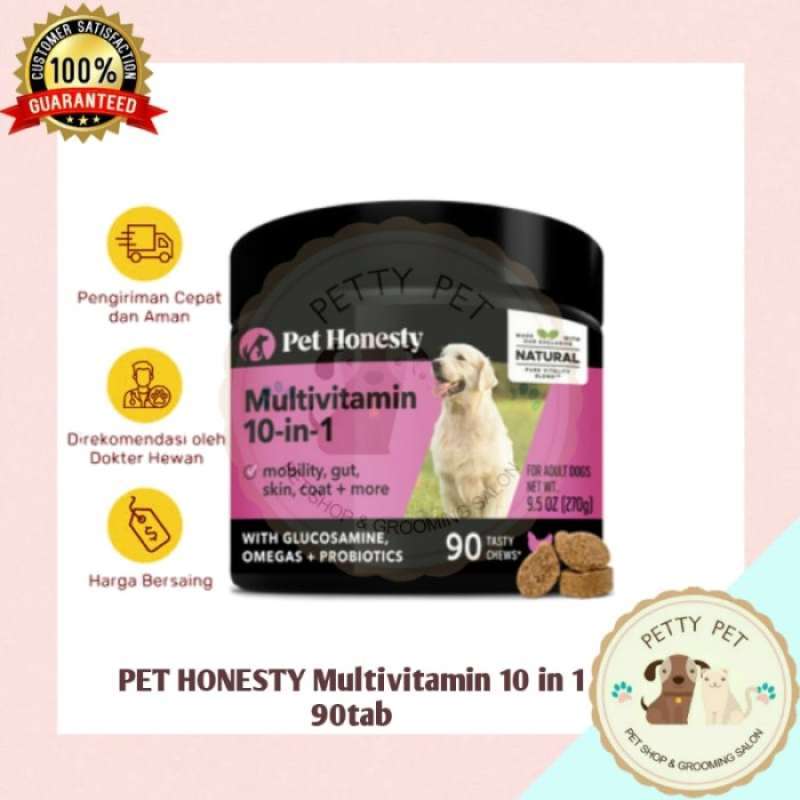Promo Pet Honesty Multivitamin with Glukosamine 10 in 1 90tab Vitamin