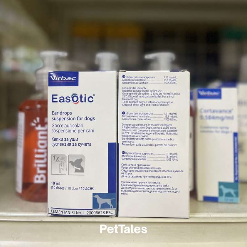 Promo Virbac Easotic ear drops suspension for dogs 10ml Diskon 23 di