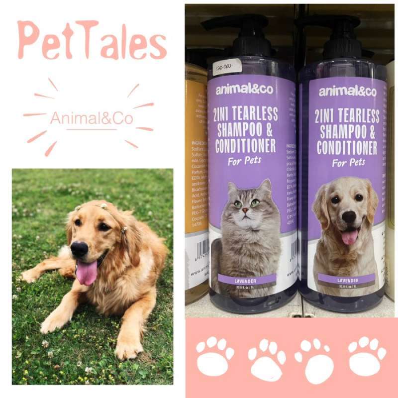 Promo Animal&Co 2in1 Tearless shampoo & Conditioner 1 Litre Diskon 23 di Seller Haura