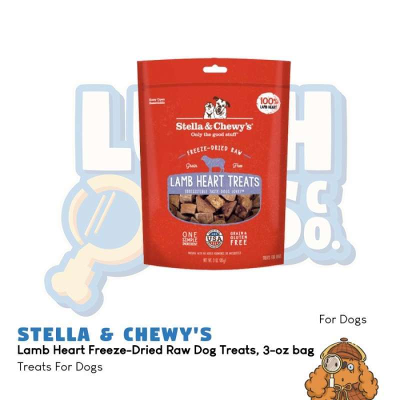 Promo Stella & Chewy's Lamb Heart FreezeDried Raw Dog Treats, 3oz bag