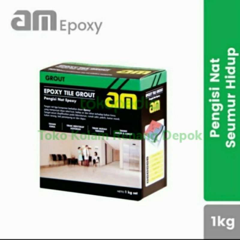 Promo Am 55 Epoxy Warna Hitam Pengisi Nat Keramik Kolam Renang Diskon