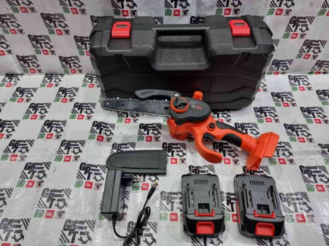 Promo Chainsaw Gergaji Potong Rantai Cordless Baterai Chainsaw Mini ...