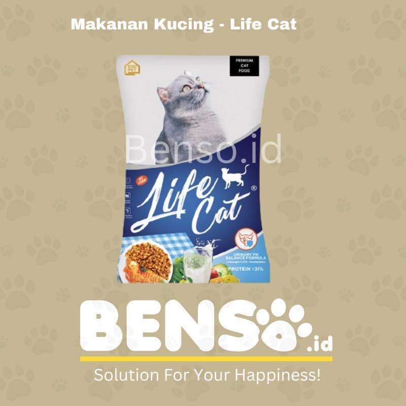 Jual Life Cat 20 Kg Dry Cat Food LifeCat 20Kg Makanan Kucing Kering di ...