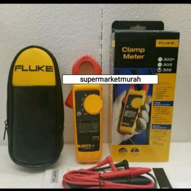 Promo Fluke 305 digital clamp meter meters Tang Ampere 1000A Diskon 23