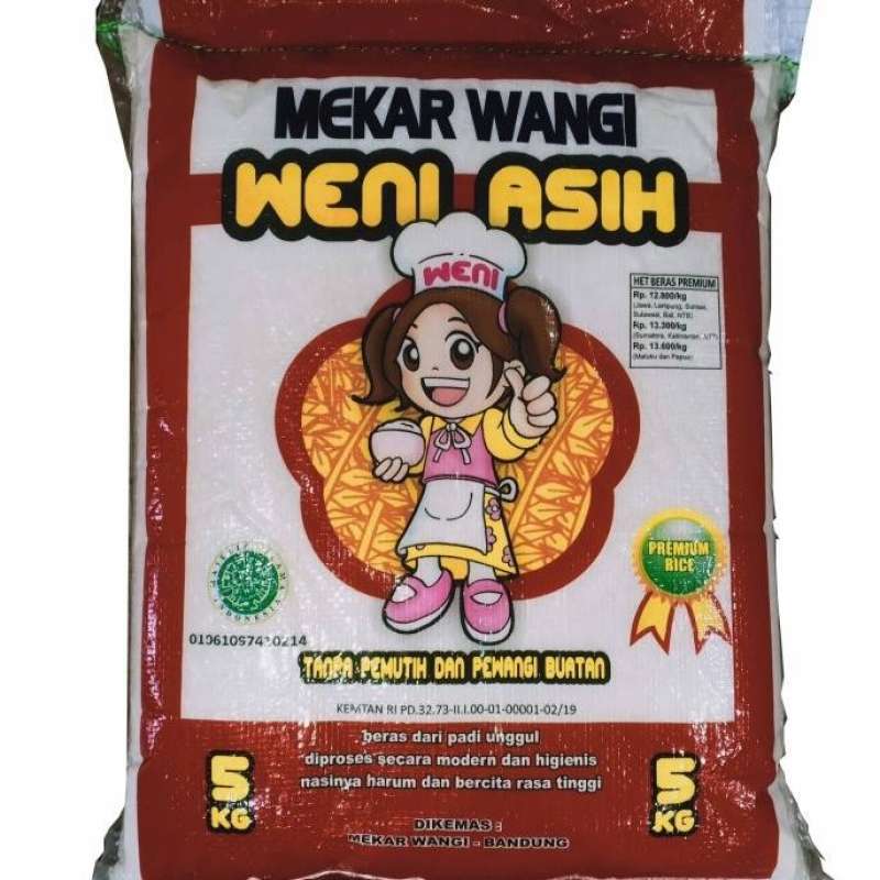 Jual Beras Mekar Wangi Pandan Wangi 5 Kg Di Seller Bintang Telur Segar