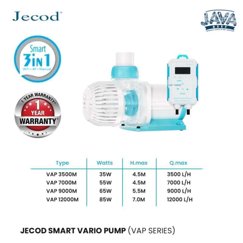 Jual Jecod VAP smart DC pump 9000 Lph Pompa aquarium di Seller Java