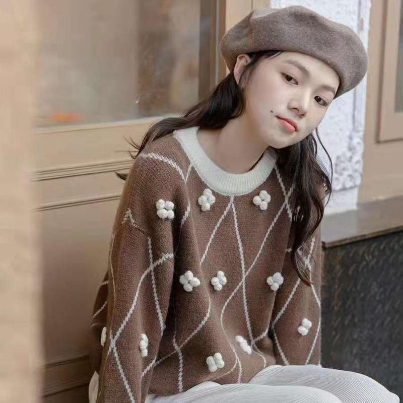 Promo Verish Import Cindy Woman Knit Wool Blend Sweater Winter