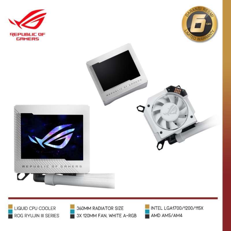 Jual ASUS ROG RYUJIN III 360 ARGB White Edition di Seller Nano Komputer ...
