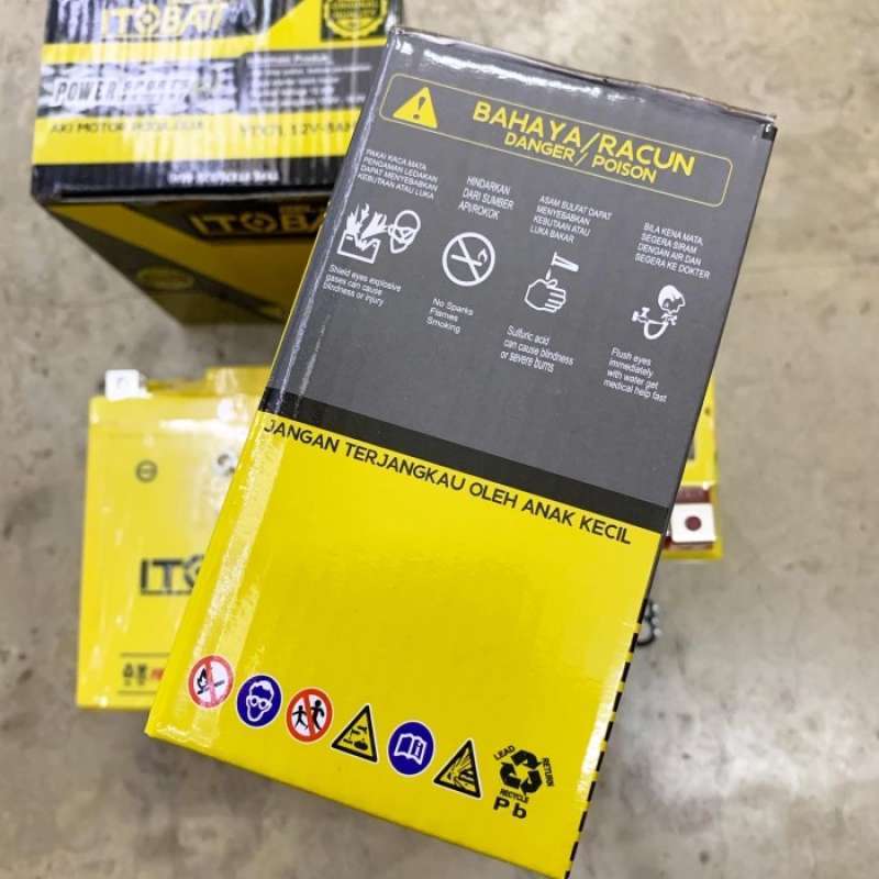 Promo Battery Aki ITOBATT YTX7L 12V 8AH Vespa Sprint Primavera GTS S LX