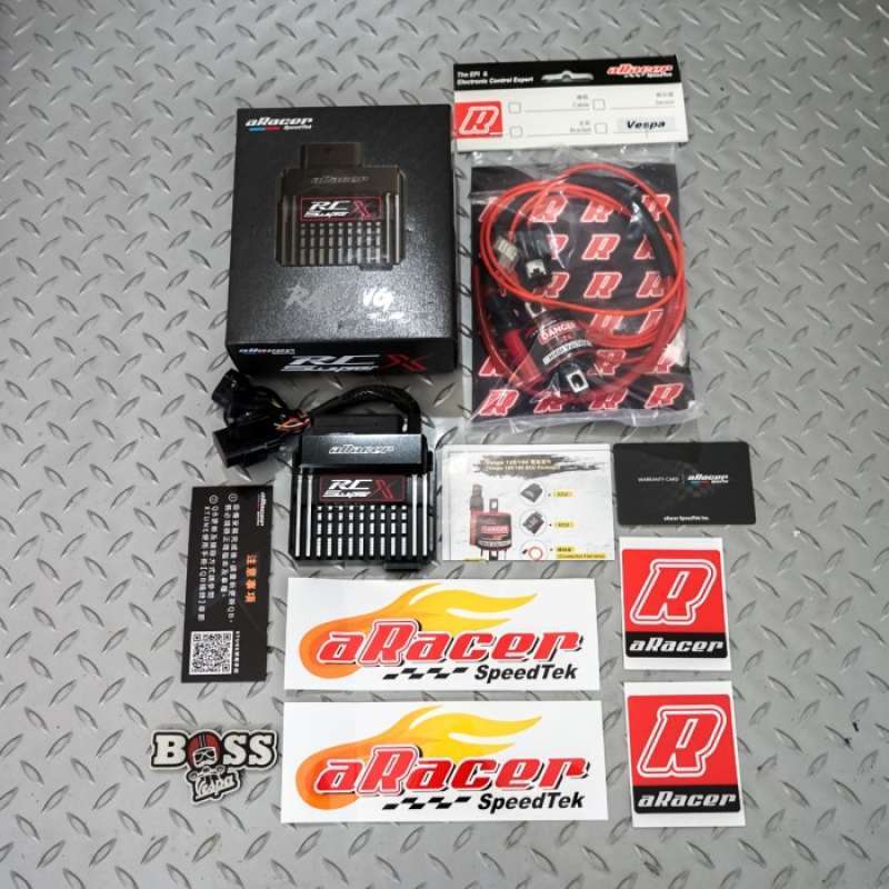 Promo ECU Racing aRacer SpeedTek RC Super X + Koil Vespa Sprint Prima S ...