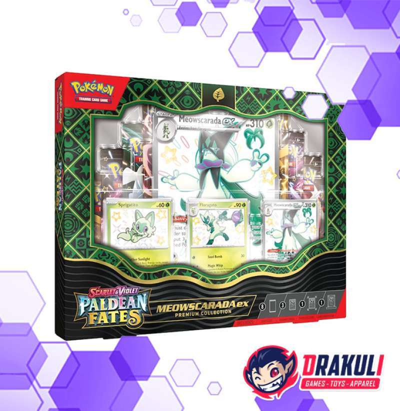 Jual TCG Pokemon SV4.5 Paldean Fates Premium Collection Meowscarada