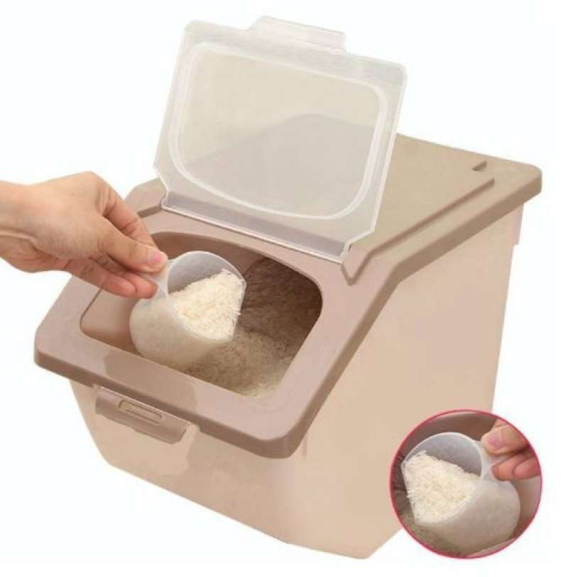 Promo Tempat Penyimpanan Beras 5 Kg - Rice Box Container Beras 5Kg ...