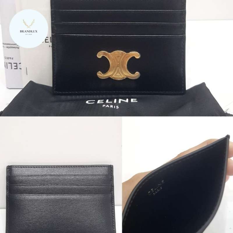 Jual Celine Triomphe Card Holder Wallet Case - 100