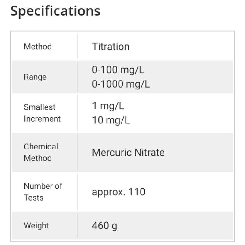 Promo Hanna instruments HI3815 Chloride test kit Diskon 33 di Seller