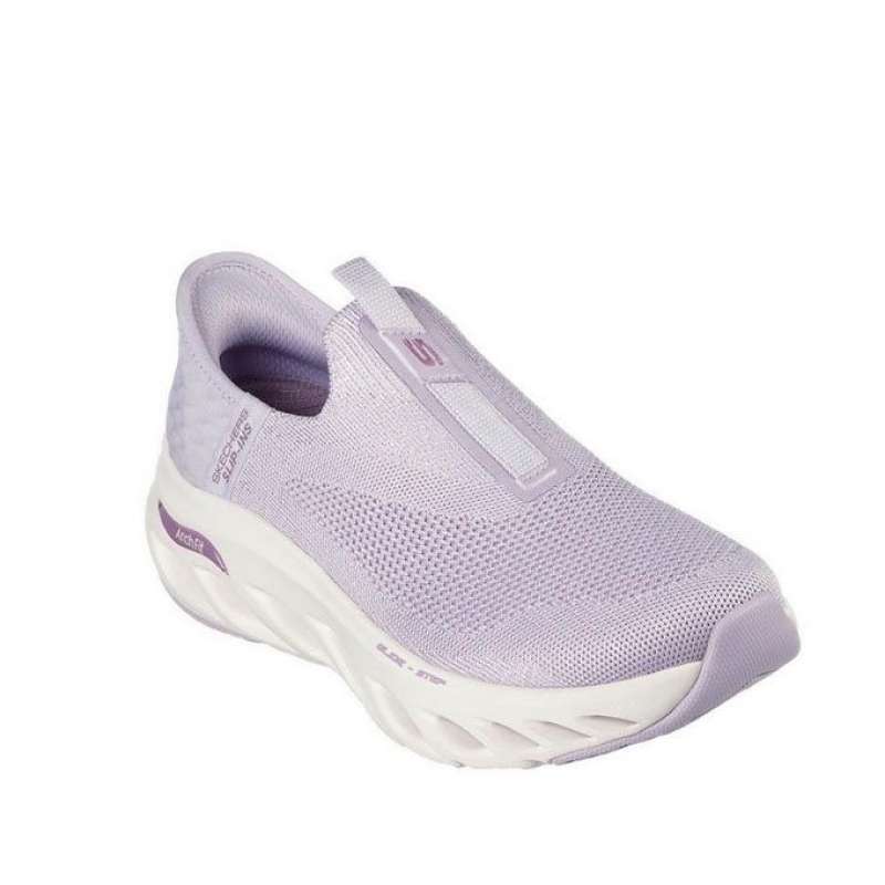 Jual Skechers Arch Fit Glide Step Women's Slip On Shoes Lavender