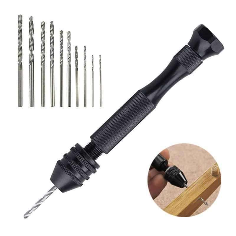 Jual Bor Tangan Manual Hss Twist Drills Dengan 10 Mata Bor 3003 Bor ...