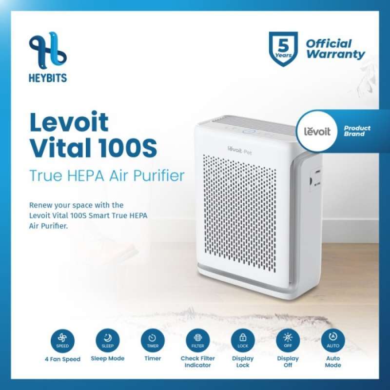 Hepa Filter Voor Levoit Vitale 100S Luchtreiniger, Hoge Efficiëntie