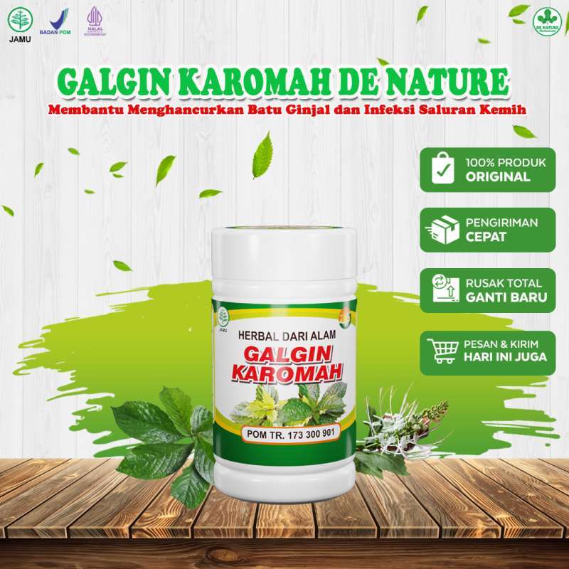 Jual Galgin Asli Karomah De Nature - 50 Kapsul Alami Kejibeling | Obat ...