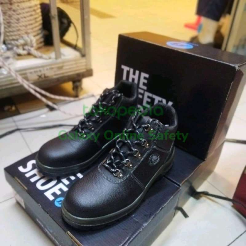 Promo Sepatu Safety Bata Darwin Black / Safety Shoes Bata Industrial
