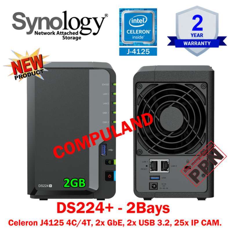 Jual Synology Nas Ds224 Original Murah - Harga Diskon April 2024 | Blibli