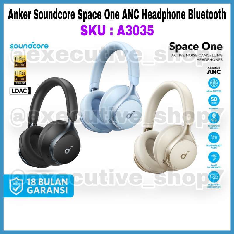 Jual Anker Soundcore Space One Anc Headphone Bluetooth - Sku