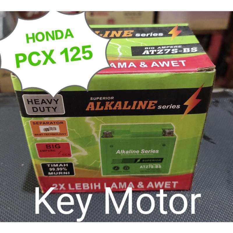 Jual Aki / Accu Kering Alkaline Alkalin Series Motor Honda Pcx 125 7a 7