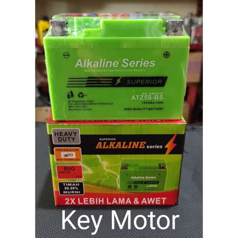 Jual Aki / Accu Kering Motor Yamaha Xsr 155 Alkaline Alkalin 5a 5