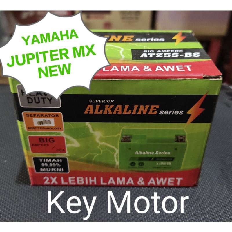 Jual Aki / Accu Kering Motor Yamaha Jupiter Mx New Alkaline Alkalin 5a