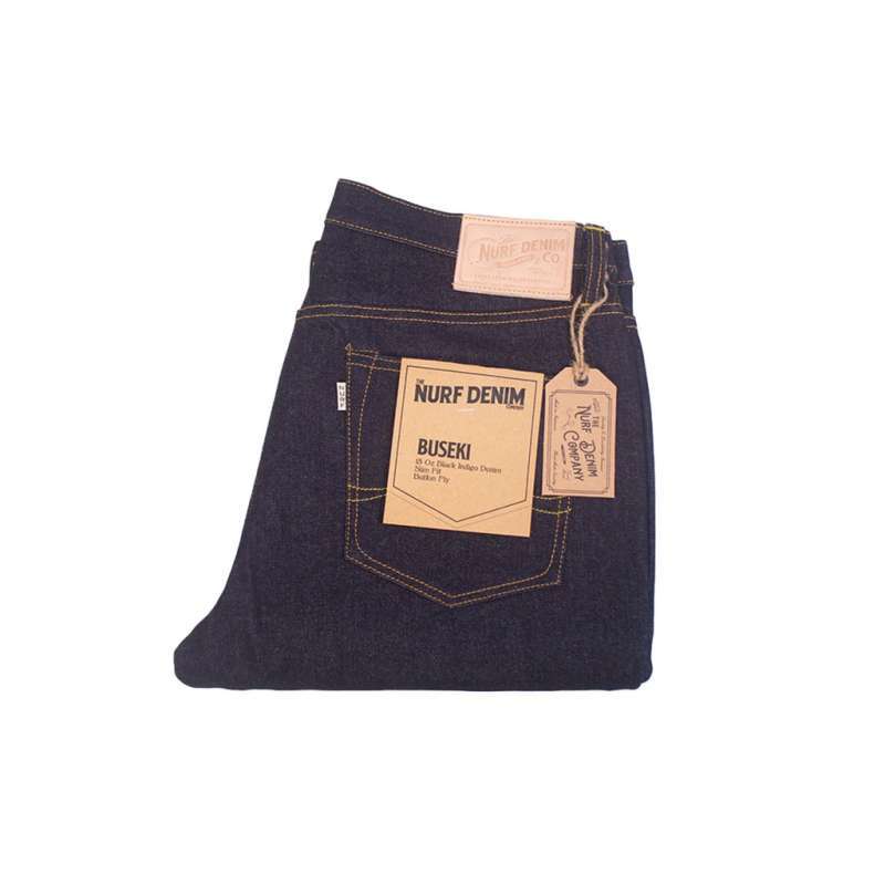 Nurf Denim BUSEKI 15 oz Black Indigo Slim Fit
