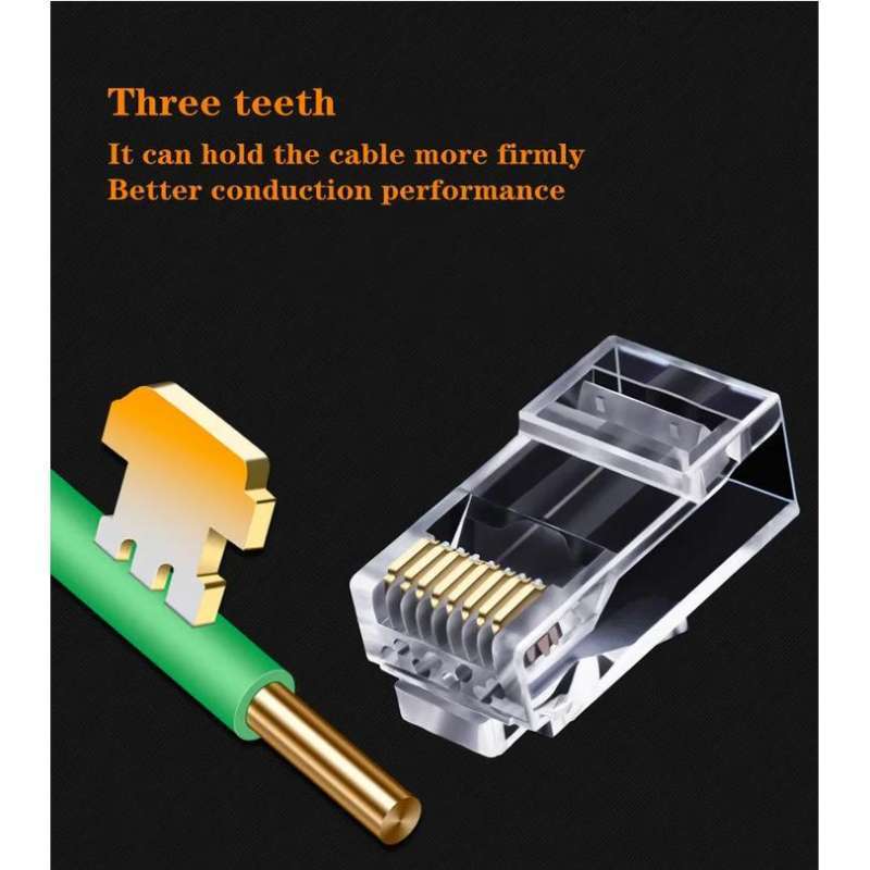 Jual Sap Modular Plug Rj45 5-554720-5 Lan Connector Network 1 Pcs ...