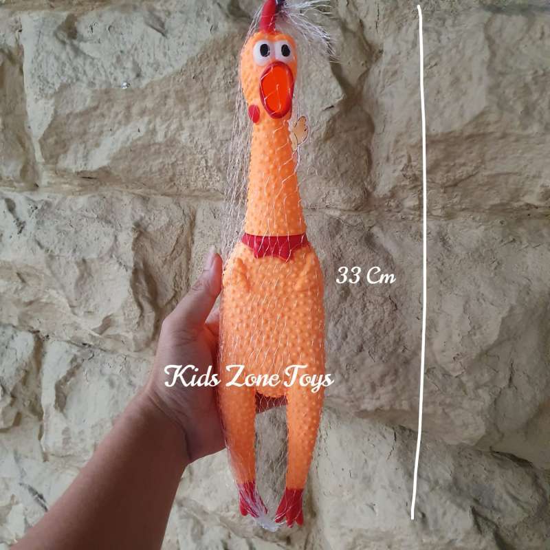 Jual Kzt Mainan Ayam Karet Teriak Screaming Chicken Shrilling Size