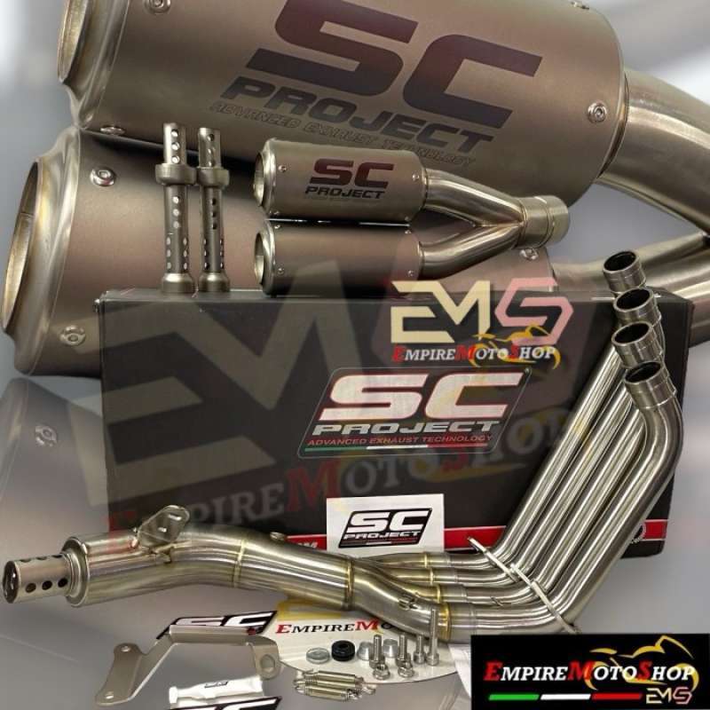 Promo Knalpot Sc Project Crt Twin Cb 650 Cb650 Cb650r Cb650f Dual ...