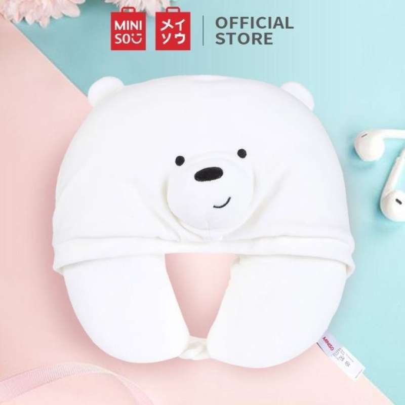 Miniso ice bear neck pillow store