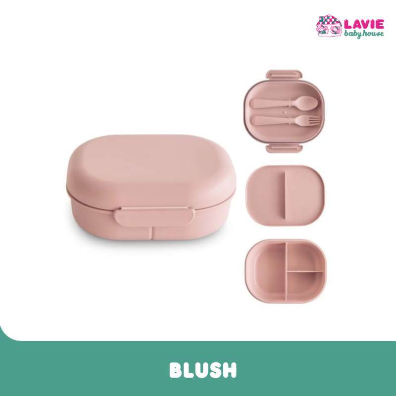 Mushie Kids Bento Lunch Box | Dishwasher Safe (Sage) – Mushie