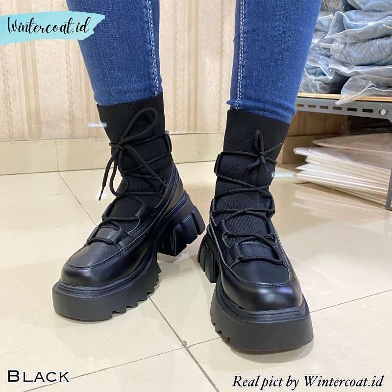 Blibli Sepatu Boots Korean Style GST Boots Import Wanita Fashion