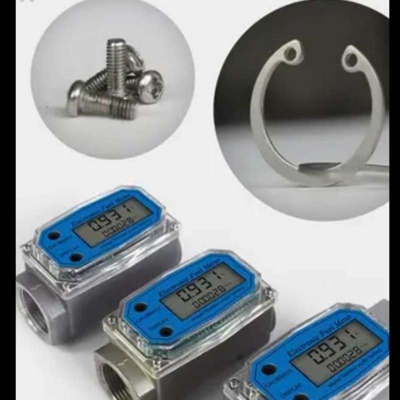 Jual Water Flow Meter 3 Inch Turbine Digital 3 Inci Liquid Solar Npt ...