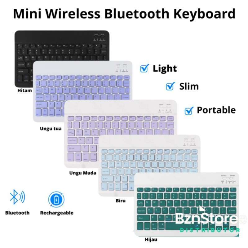 Clavier Bluetooth Sans Marque (Générique) - Occasion En état Fonctionnel, Quelques Traces D'usage