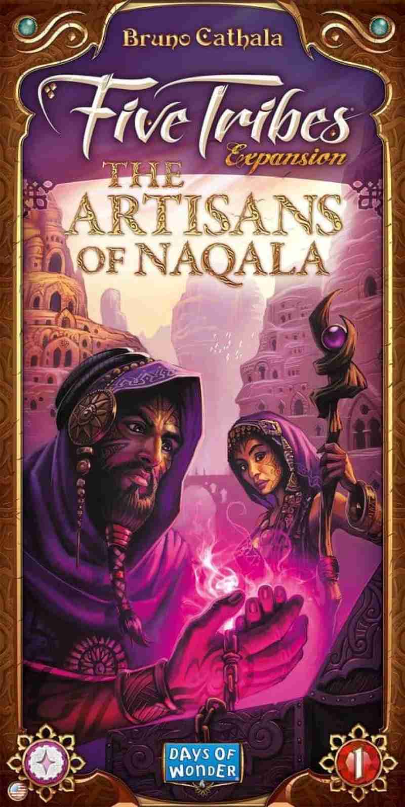Five Tribes The Artisans of Naqala Board Board Game EXPANSION - Craft Magic and Strategy! Worker Placement Game for Kids & Adults, Ages 13+, 2-4 Players, 40-80 Minute Playtime, Made by Days of Wonder main image 1