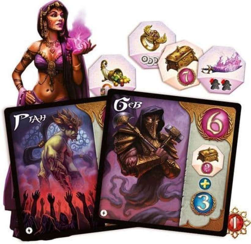 Five Tribes The Artisans of Naqala Board Board Game EXPANSION - Craft Magic and Strategy! Worker Placement Game for Kids & Adults, Ages 13+, 2-4 Players, 40-80 Minute Playtime, Made by Days of Wonder main image 0