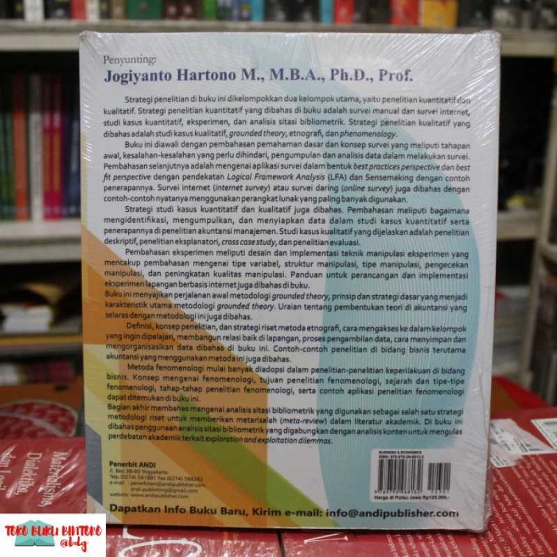 Promo Buku Strategi Penelitian Bisnis Jogiyanto Hartono Ori Diskon 29% ...