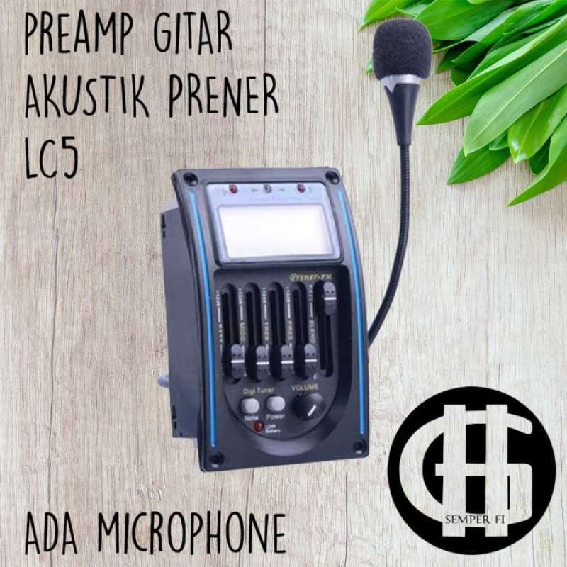 Promo Preamp Amplifier Gitar Eq Tuner Dengan -prener- Lc-5 Diskon 23%