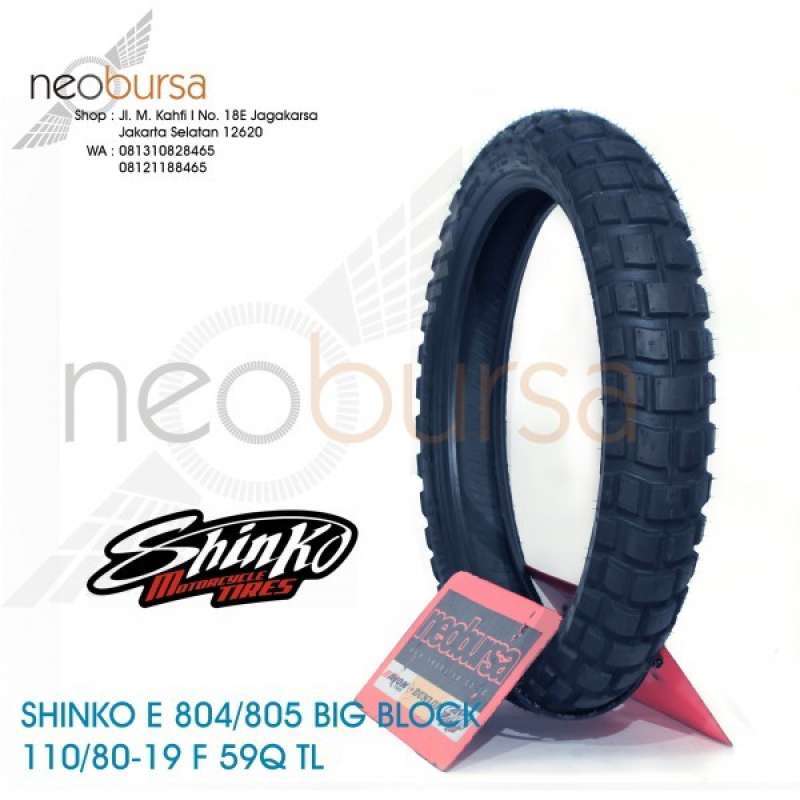 Promo Shinko E804 (f) 110/8019 (59q) Bigblock / Scrambler / Kustom