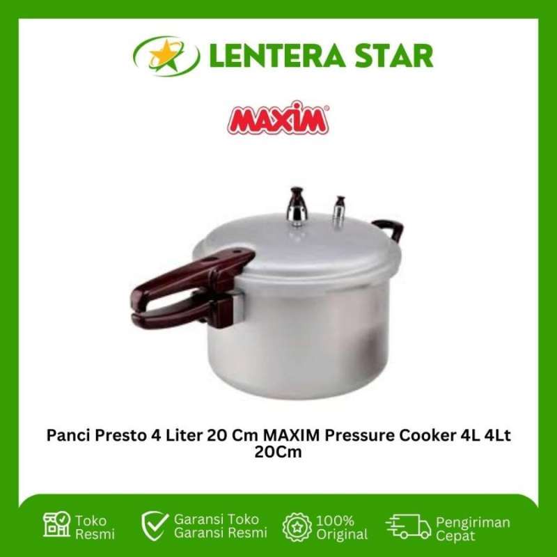 Panci Presto Maxim Liter 20 cm Pressure Cooker Original