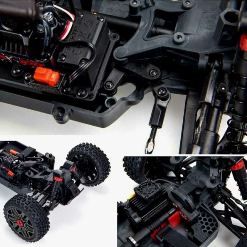 Kit Embrayage 57T 0.8M Pour Arrma Typhon 3s BLX 4x4 - 4 Patins Rouges (échelle 1/8, 1/10)