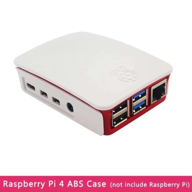 Promo Case Raspberry Pi 4 Model B Pi 4b Box Enclosure Style Abs - Putih ...