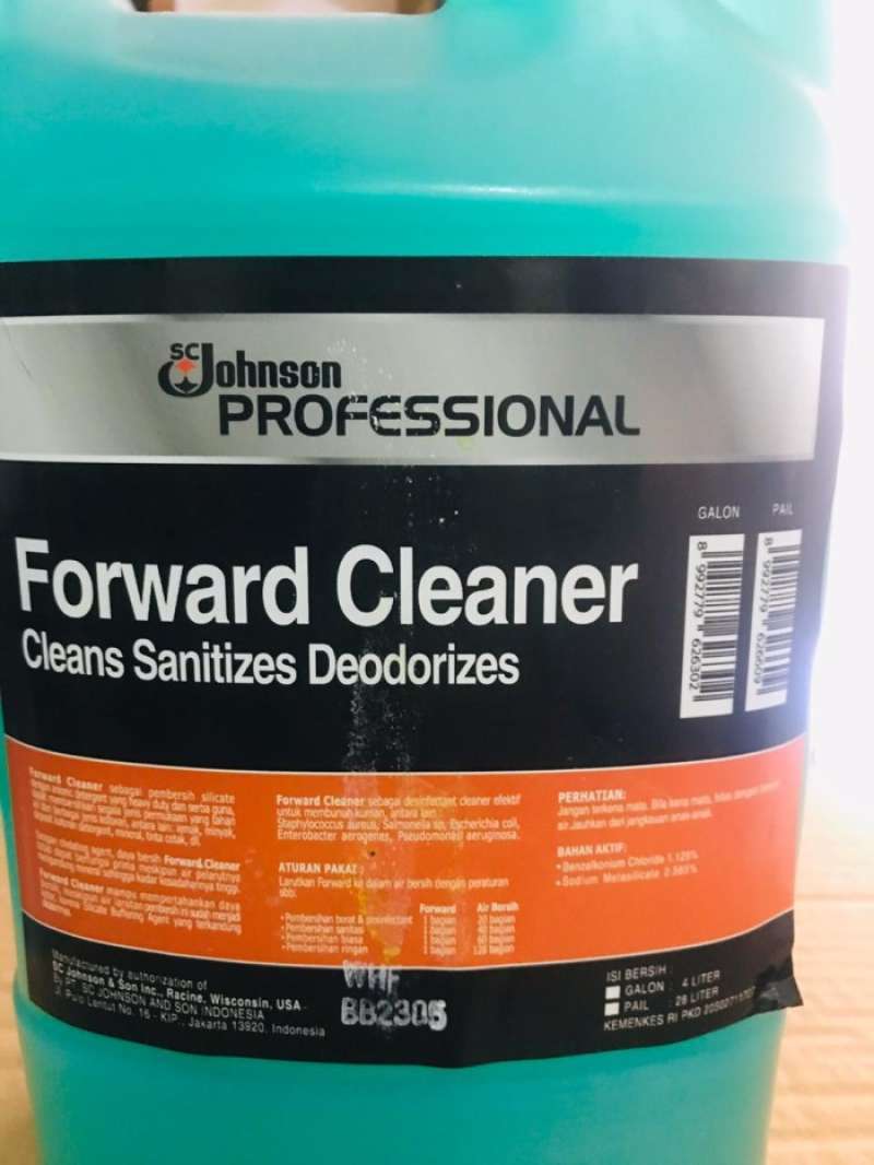 Promo Johnson Forward Cleaner Desinfektan Spray Refill 4 Liter Diskon ...