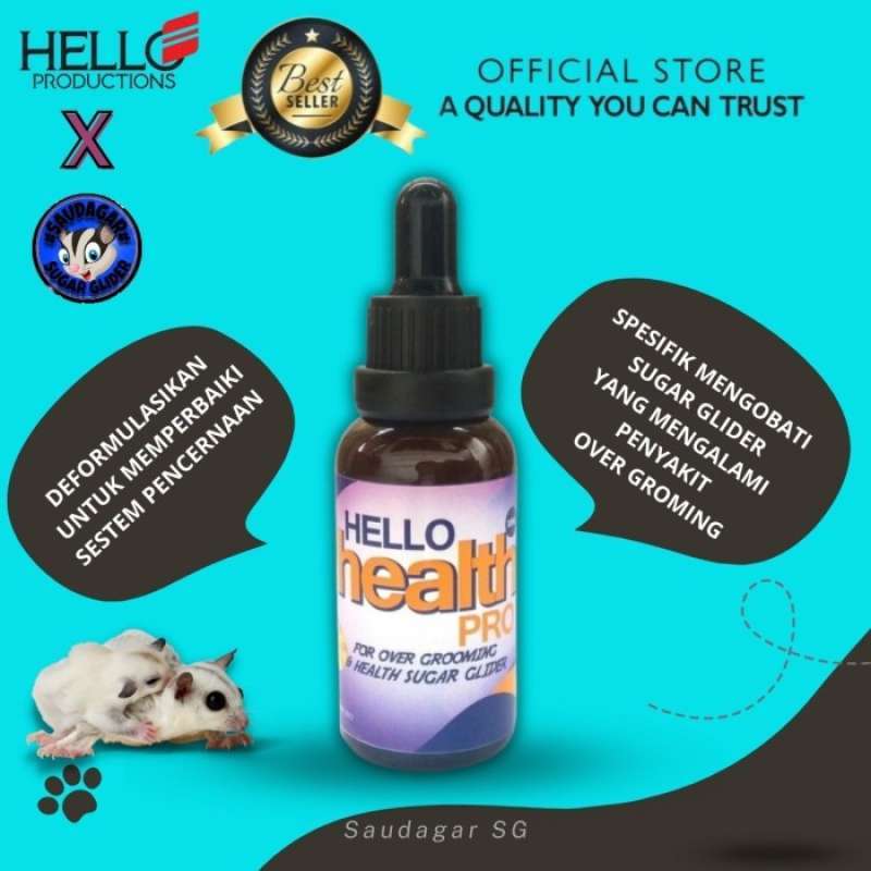 Jual Hello Health Pro/obat Over Grooming Sugar Glider Di Seller Suzuka Cengkareng Timur, Kota
