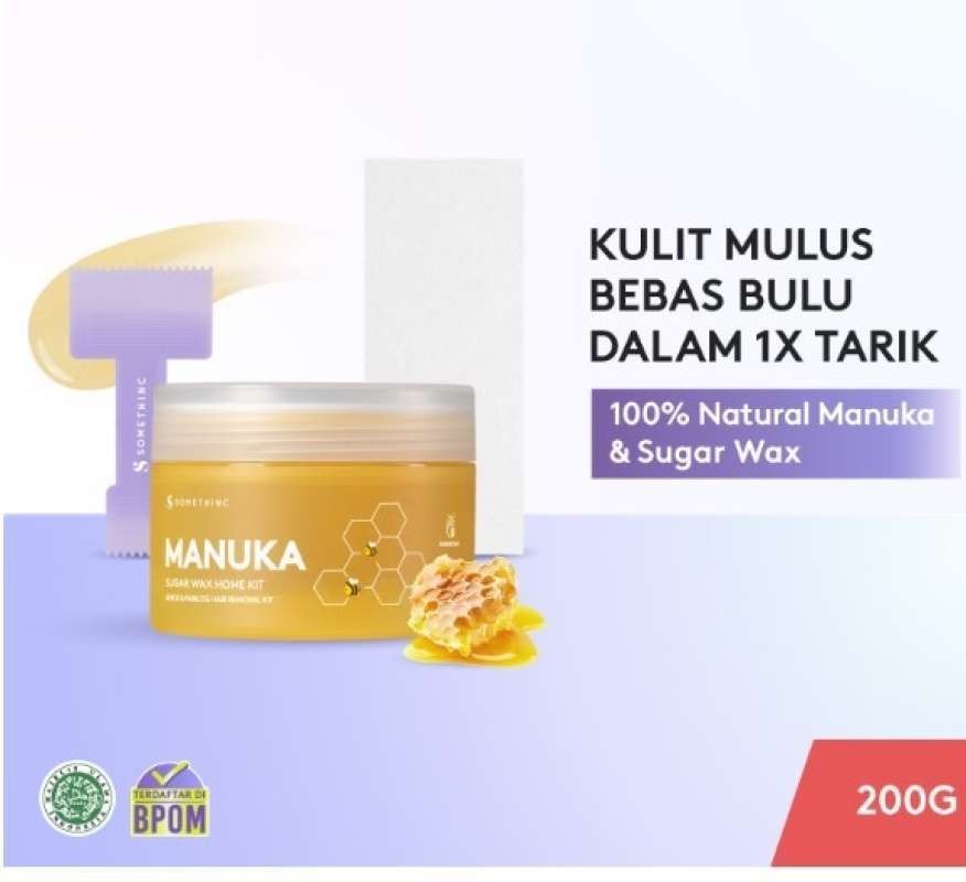 Jual [bpom] Somethinc Manuka Sugar Wax Home Kit 200g Waxing Spatula